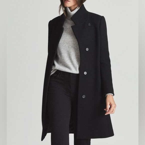 *New sizes* NWT REISS | Marcie Wool Blend Coat - Picture 2 of 13